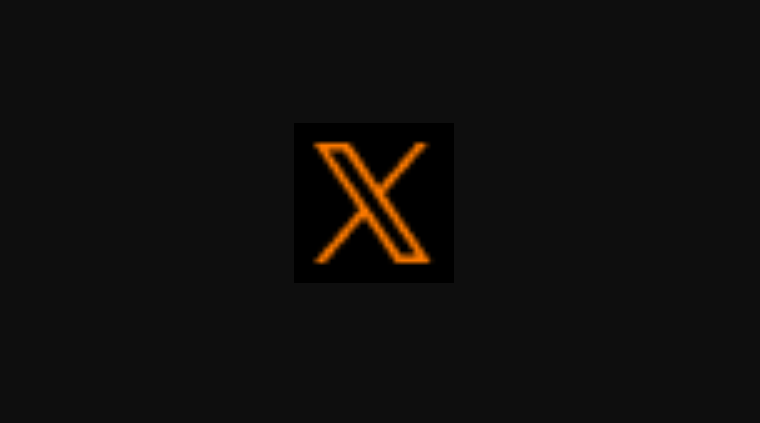 马斯克似乎将X/Twitter的网站ICO图标改成了奇怪的配色：橘色？？？