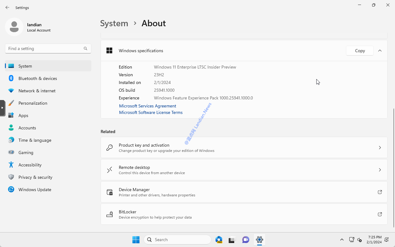 [多图] Windows 11 LTSC早期预览版镜像泄露 相对来说更加精简