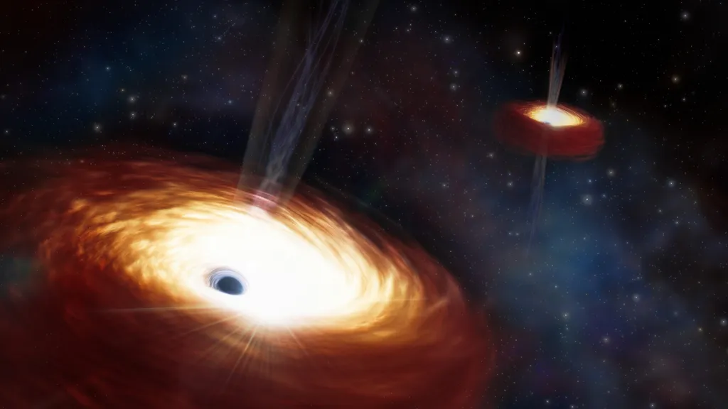 研究人员发现280亿倍太阳质量的双星黑洞 共舞30亿年也无法碰撞合并