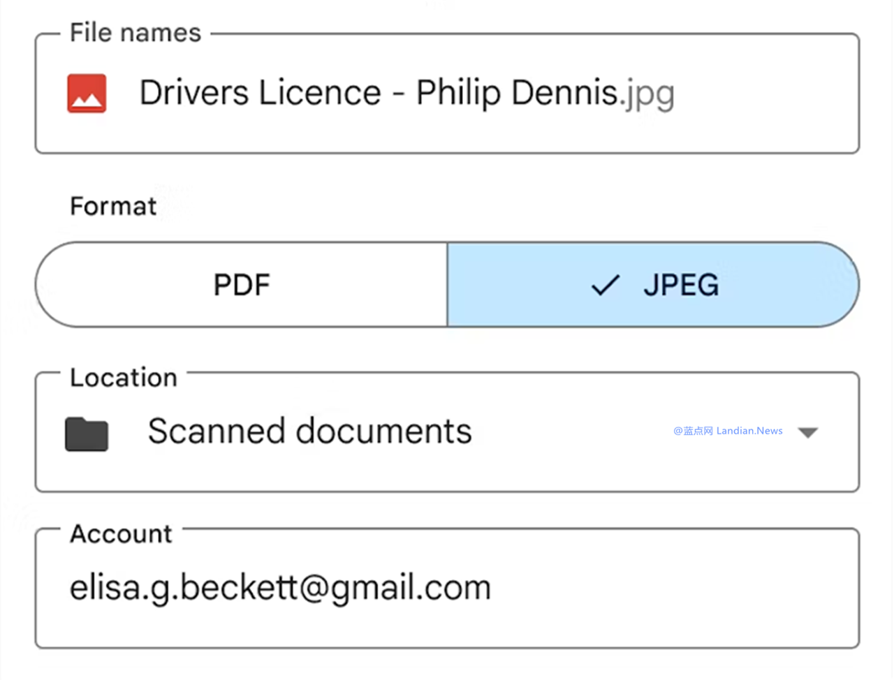 谷歌云端硬盘(Google Drive)现已支持将内容扫描为JPG图片格式而非PDF文档