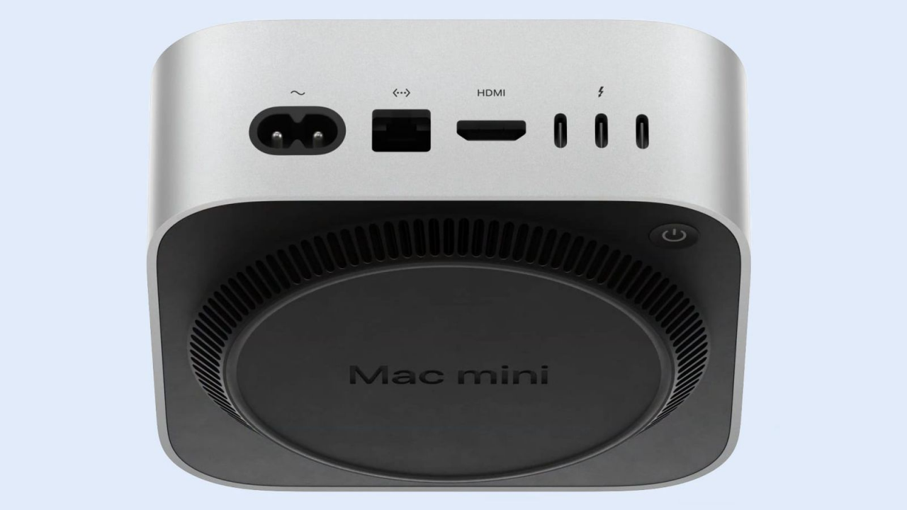 苹果解释为什么要将Mac Mini (2024)电源按钮放在底部：反正你也不用